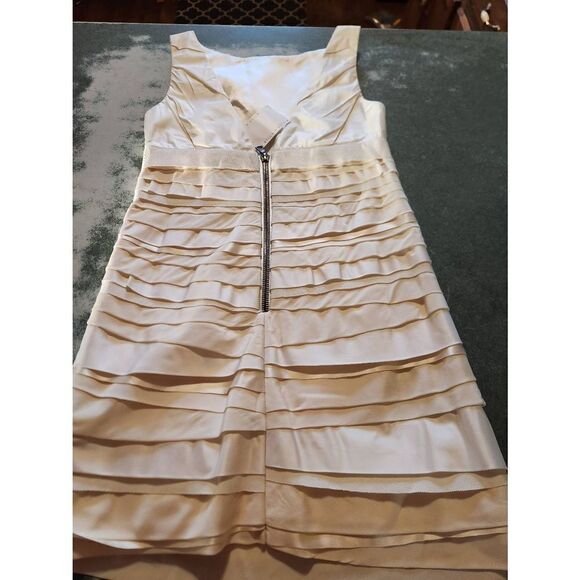 NWT Alice+Olivia white twisted layer Shift dress - Picture 2 of 4